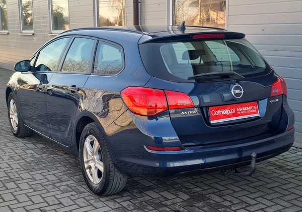 Opel Astra cena 22900 przebieg: 162000, rok produkcji 2012 z Kutno małe 352